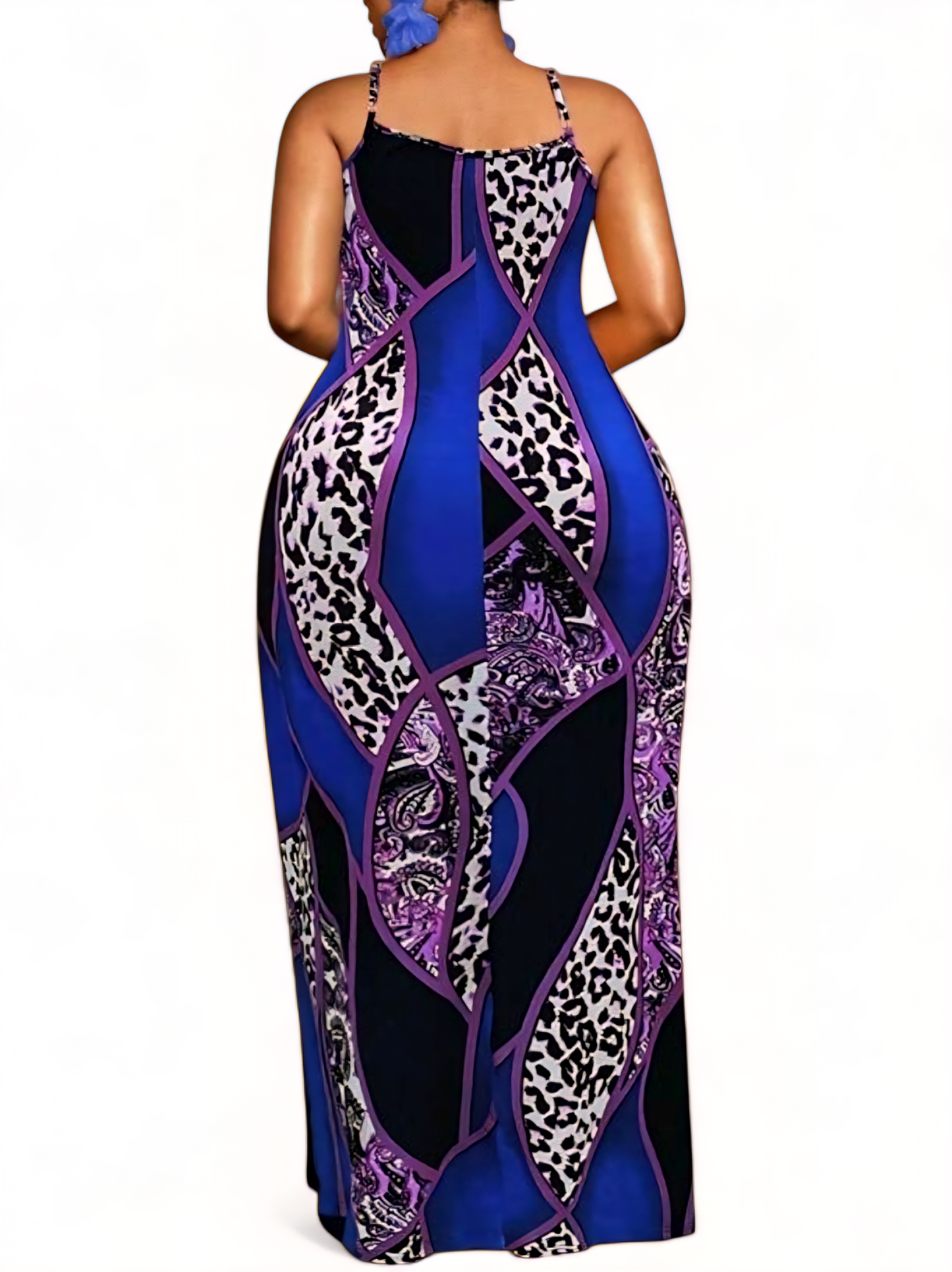 Štýlové dlhé šaty PLUS SIZE