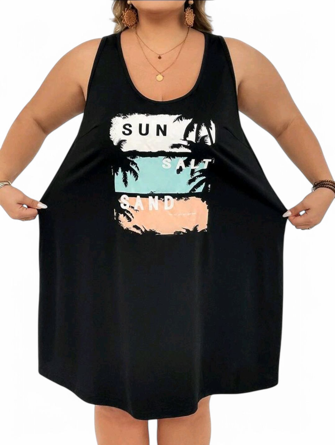 📦 Letné nadrozmerné šaty 8XL