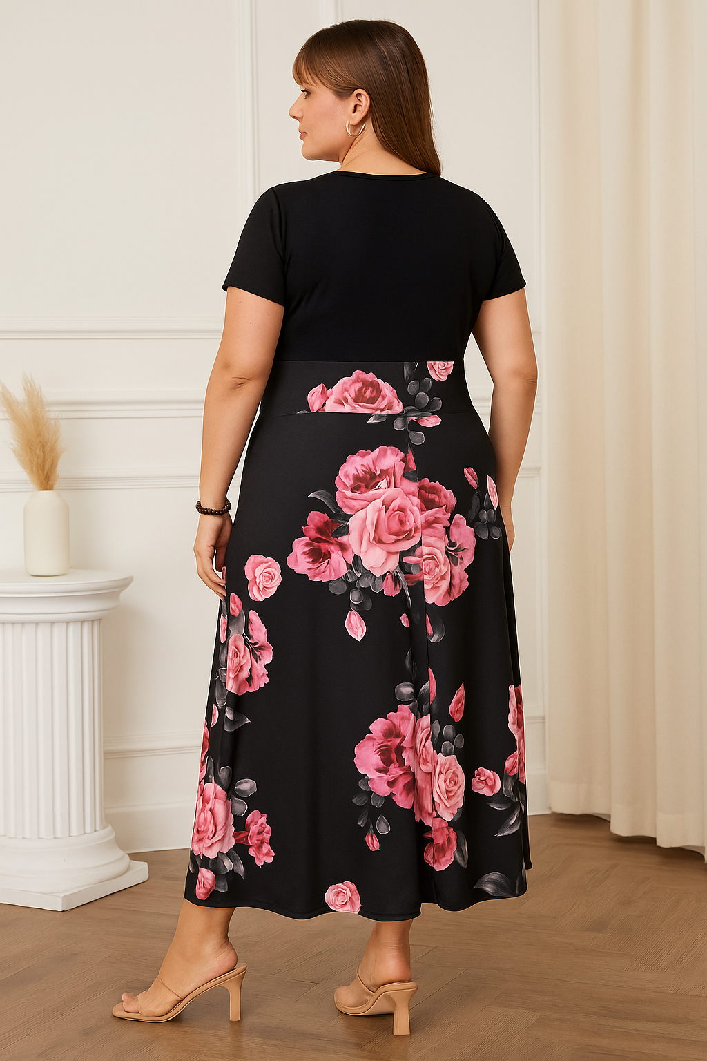 Společenské letní šaty PLUS SIZE