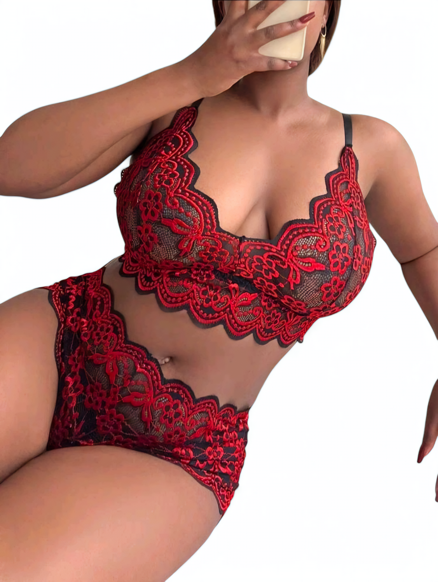 Čipkovaný komplet PLUS SIZE