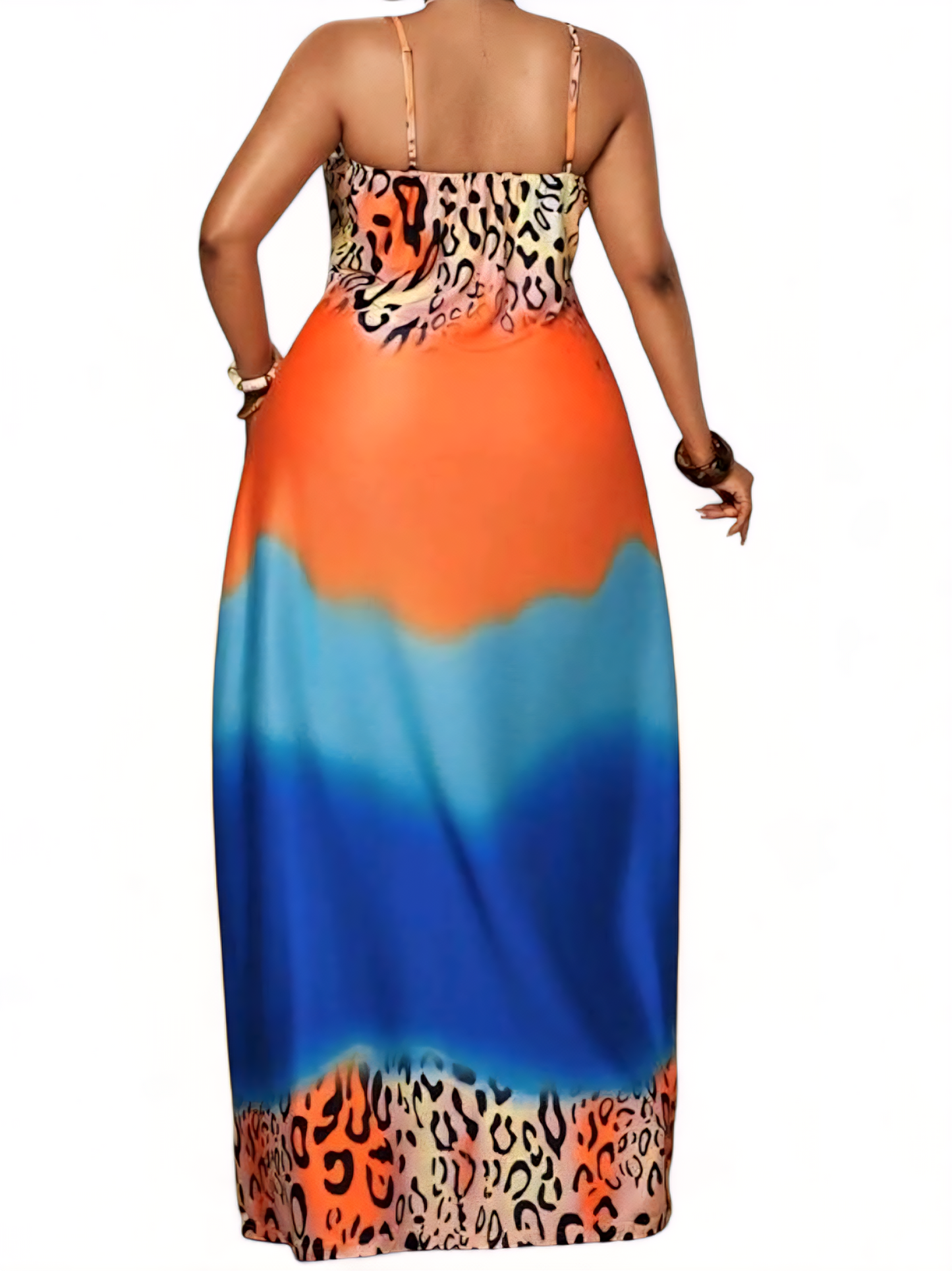 Štýlové dlhé šaty PLUS SIZE