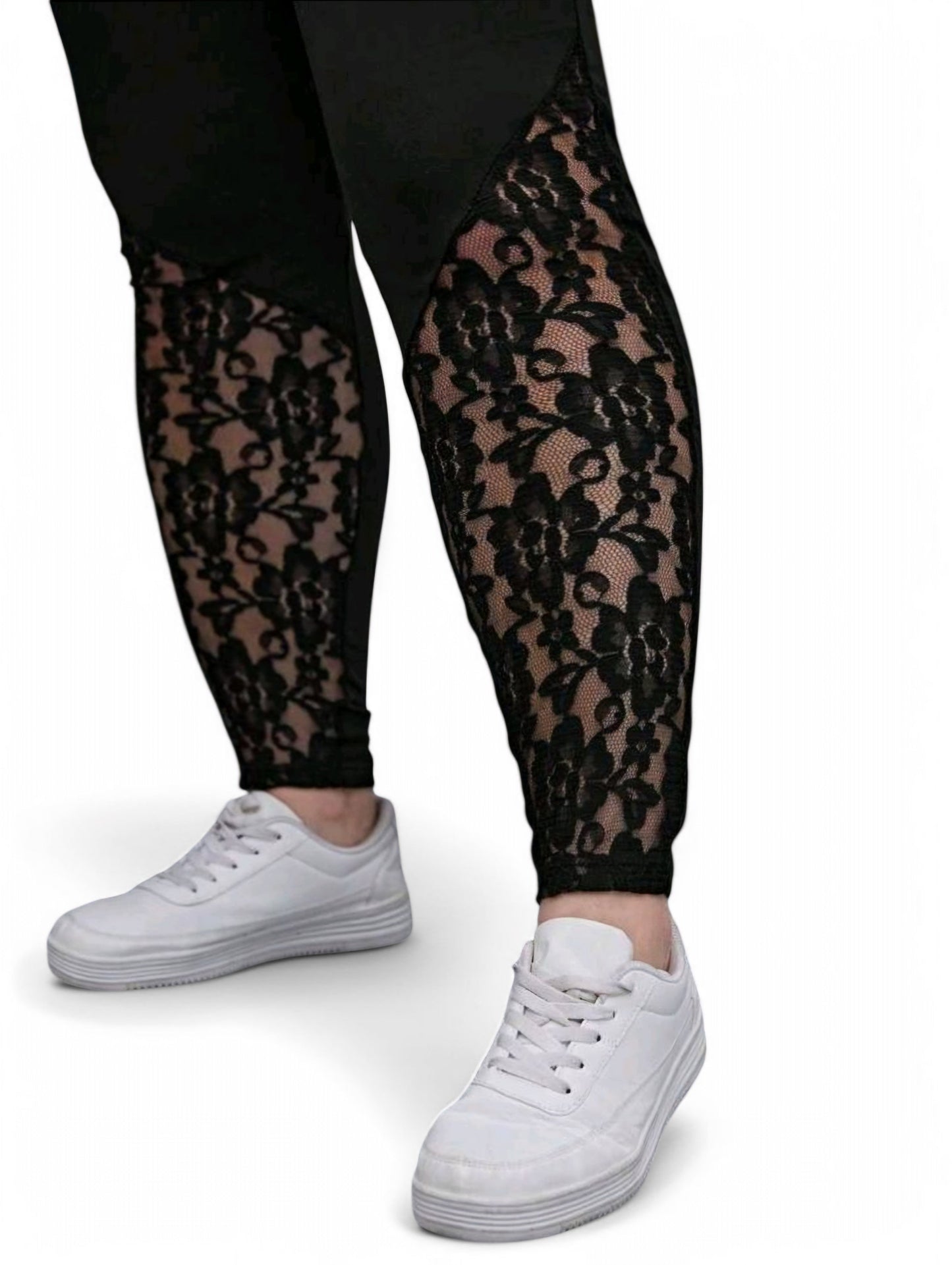 🏷️ Oblíbené legíny s krajkou 1XL