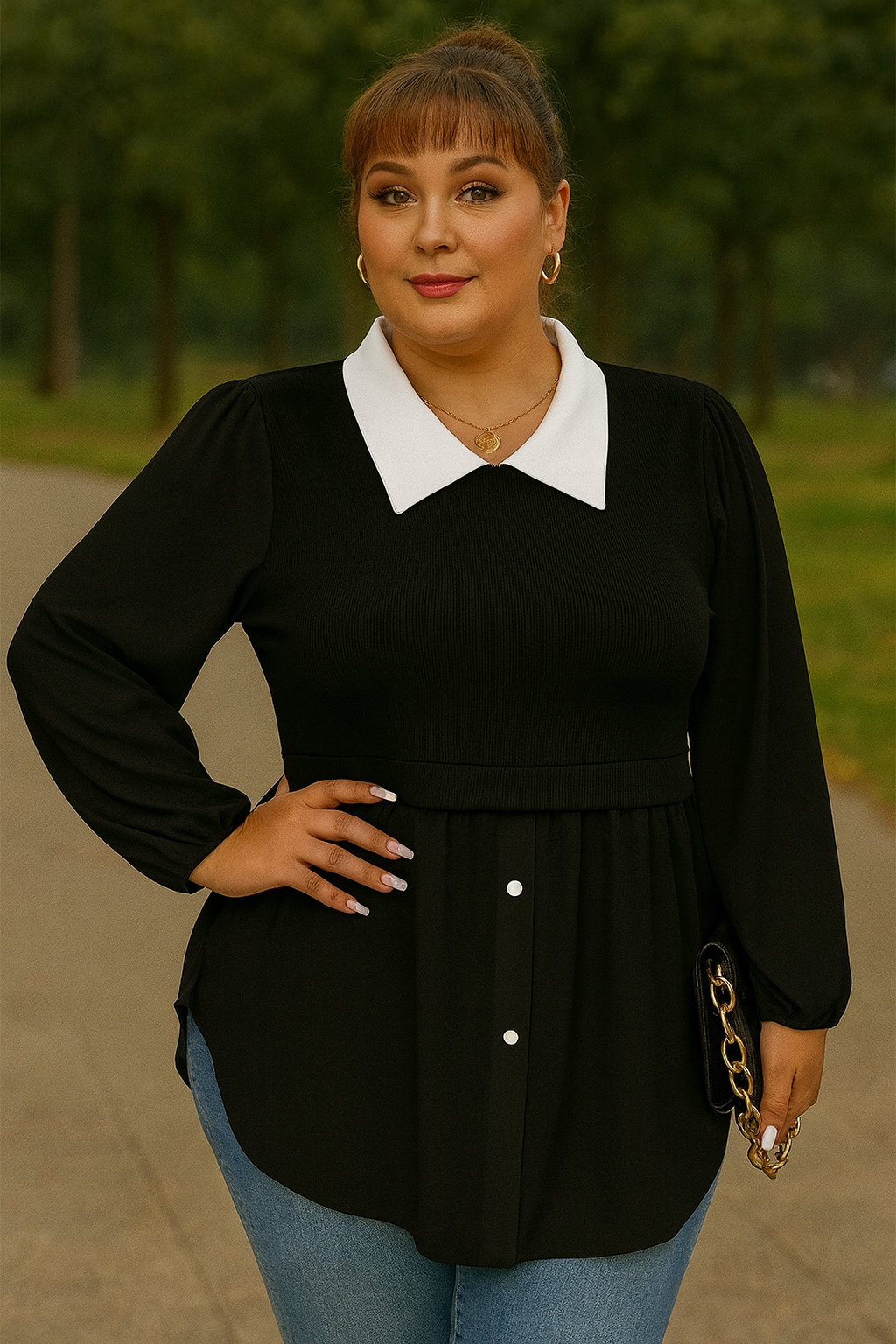 Elegantná tunika do práce aj na voľný čas