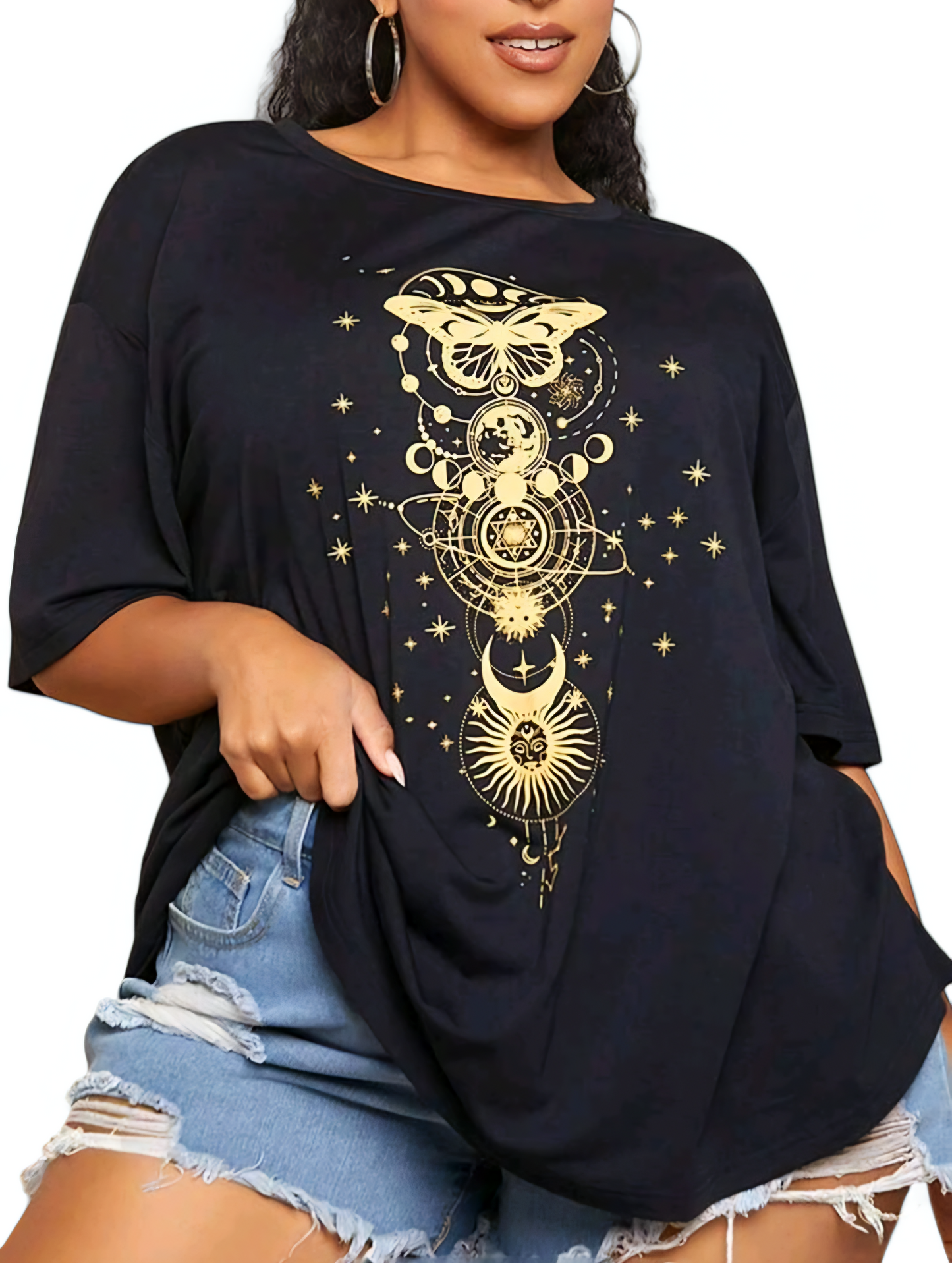 🏷️ Stylové nadrozměrné tričko 7XL