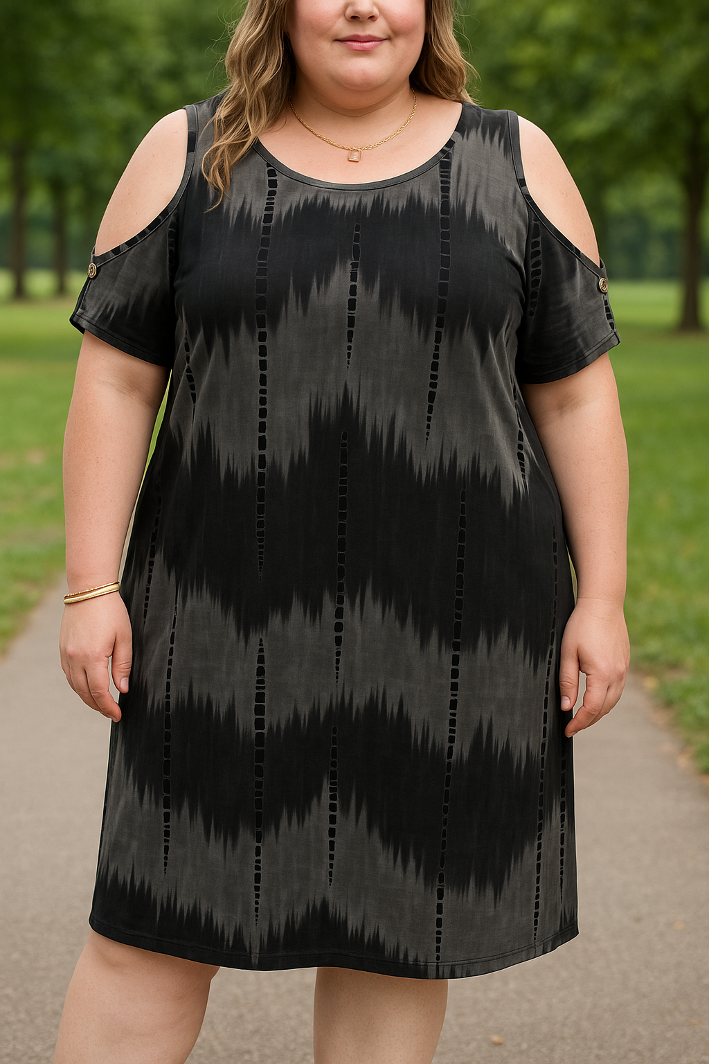 Štýlové letné šaty PLUS SIZE