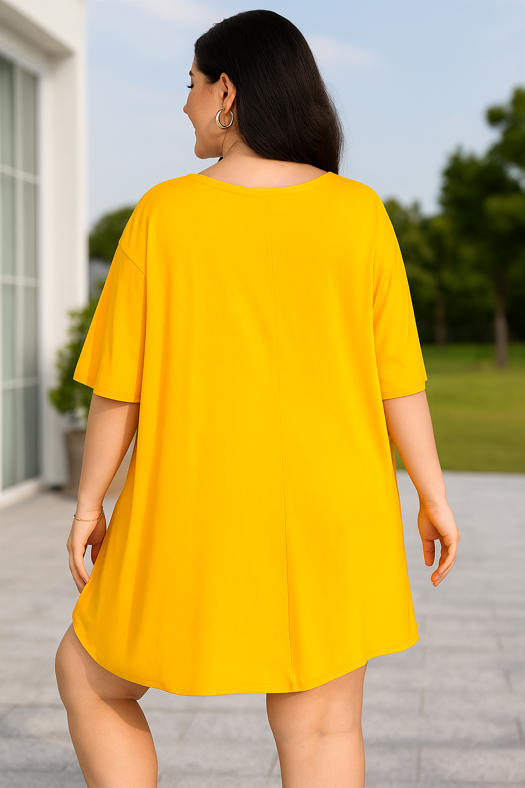 📦 Predĺžená bavlnená tunika 5XL, 6XL