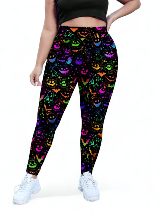 🏷️ Elastické legíny HALLOWEEN 4XL