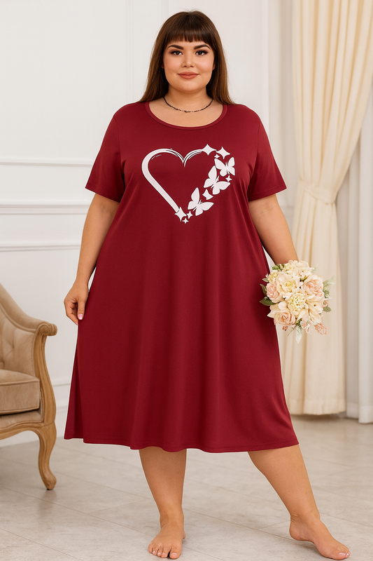 Nadrozměrné šaty HEART