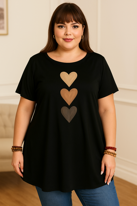 Dlouhá tunika HEARTS