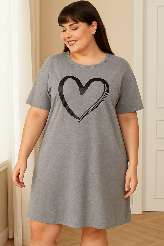 PLUS SIZE Pyžamko NADROZMĚRNÁ KOLEKCE