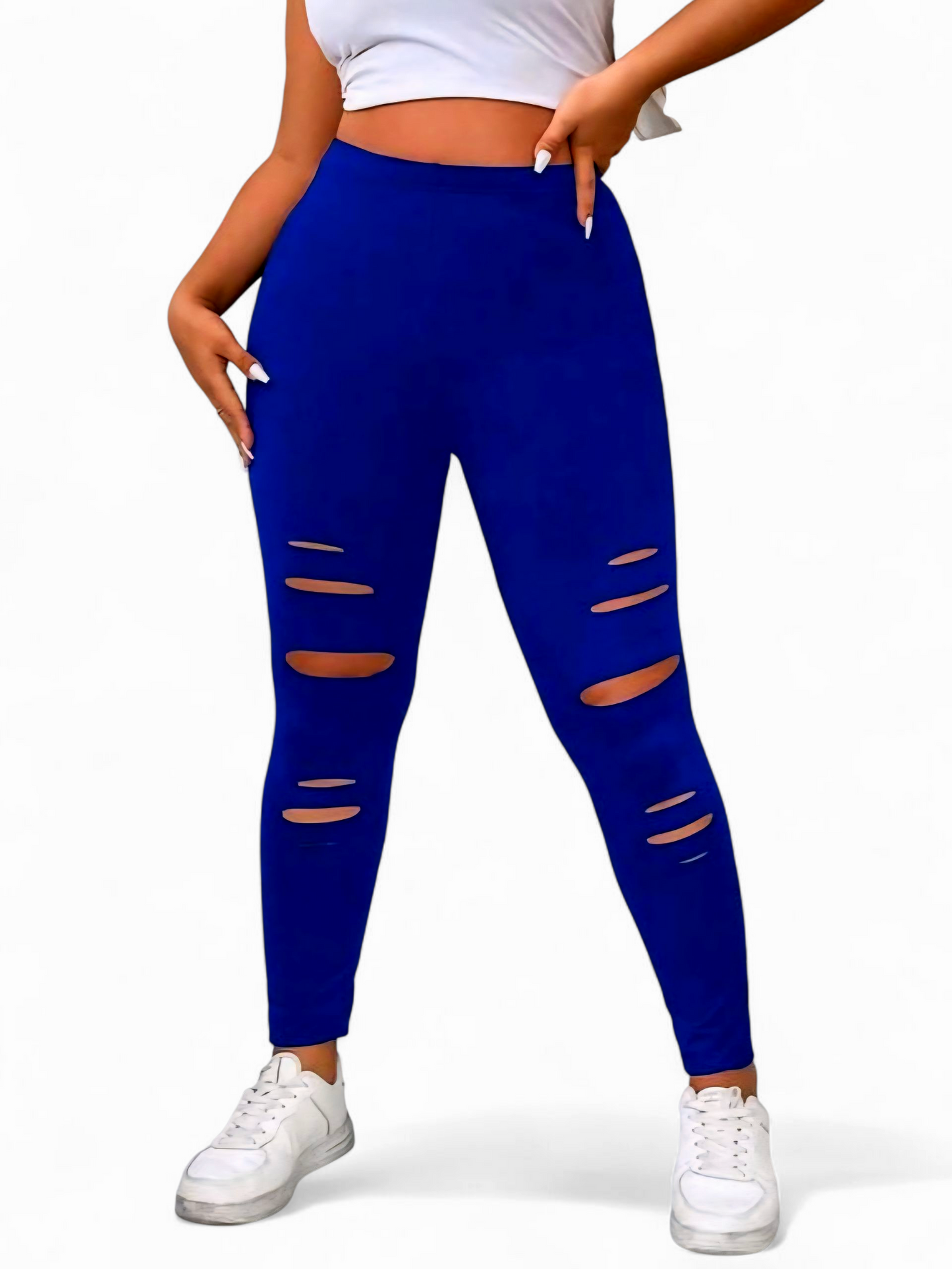 📦 Elastické legíny s vysokým pásom 2XL