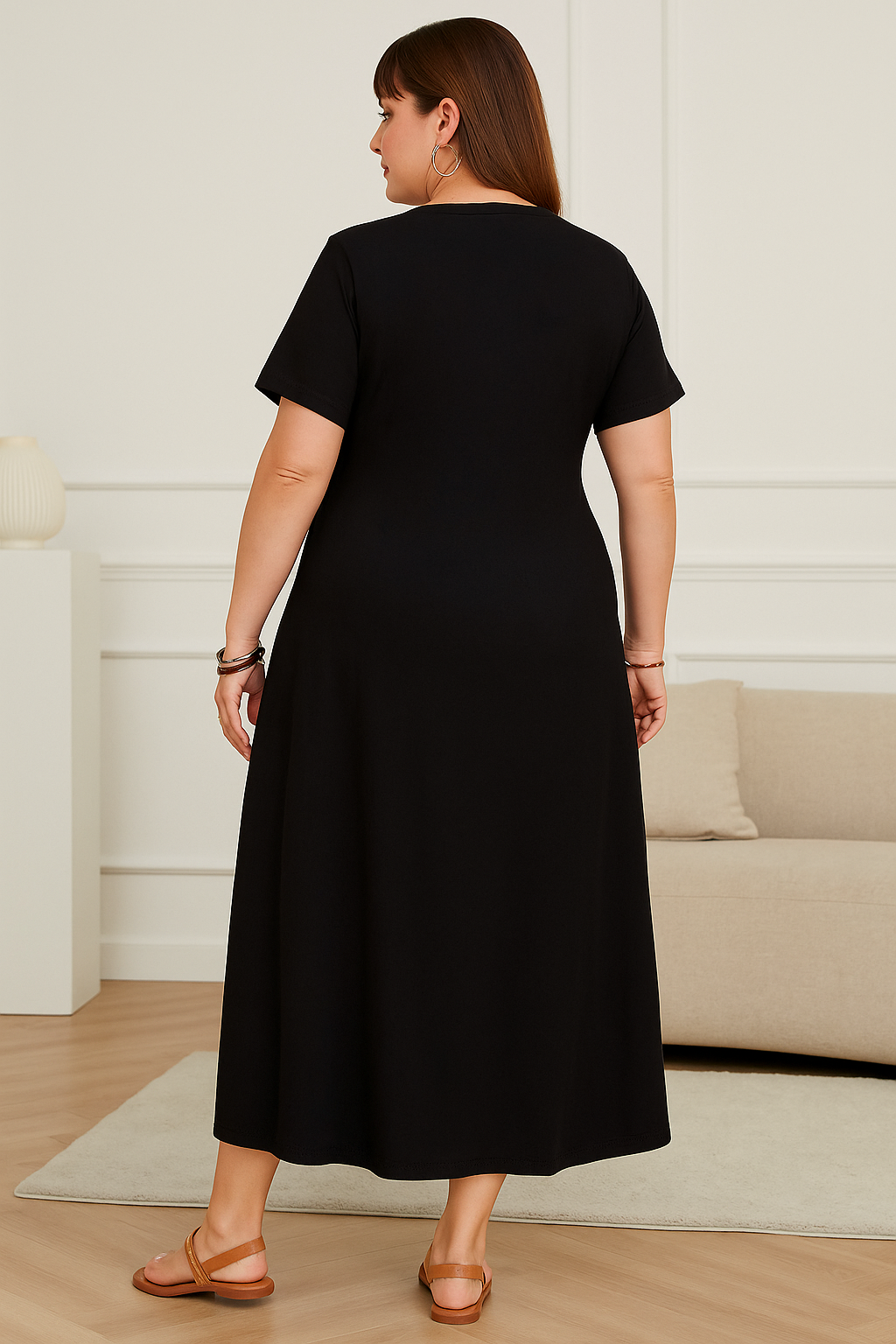 Společenské dlouhé šaty PLUS SIZE
