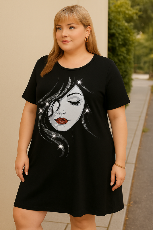 Stylové šaty PLUS SIZE