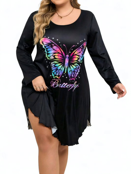 🏷️ Noční košile BUTTERFLY 4XL