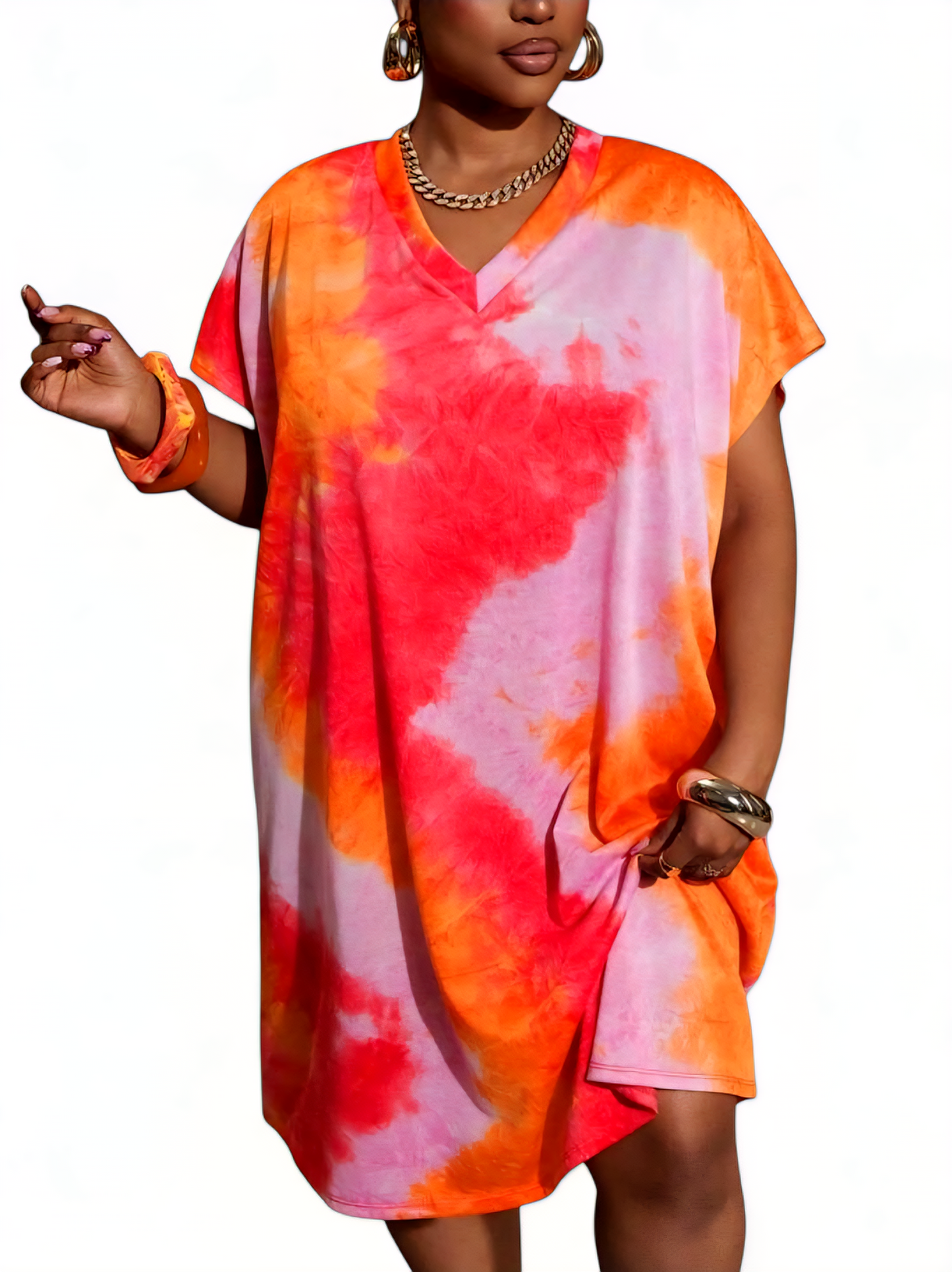 📦 Pohodlné letné šaty BATIK 5XL, 7XL