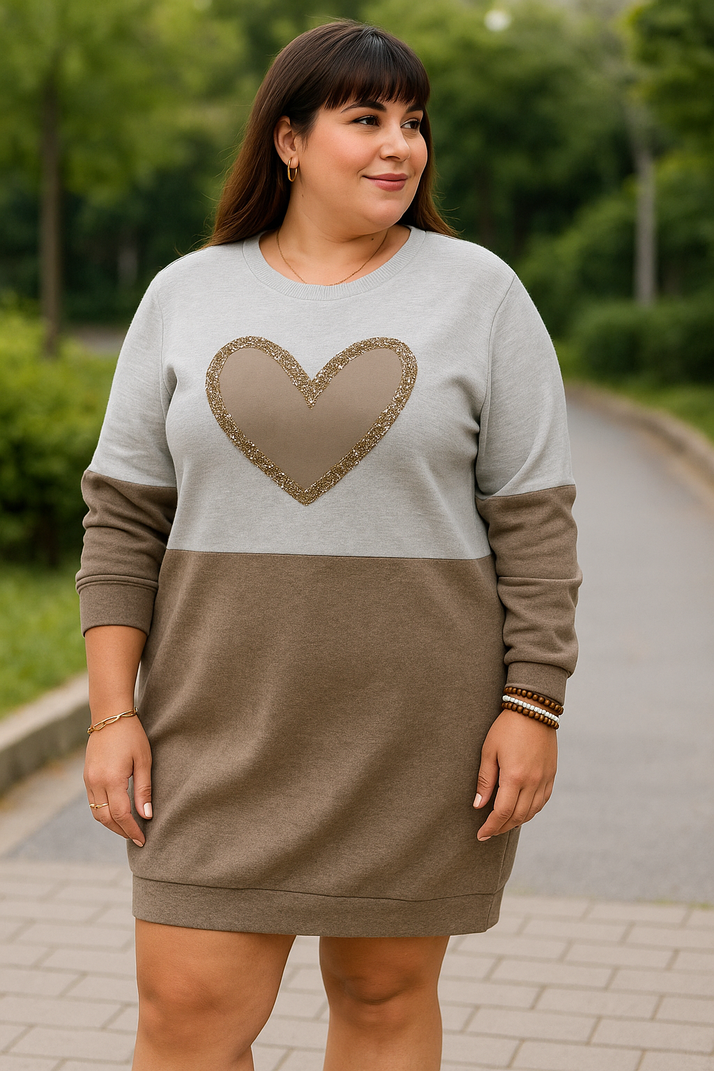Dlhá mikina HEART
