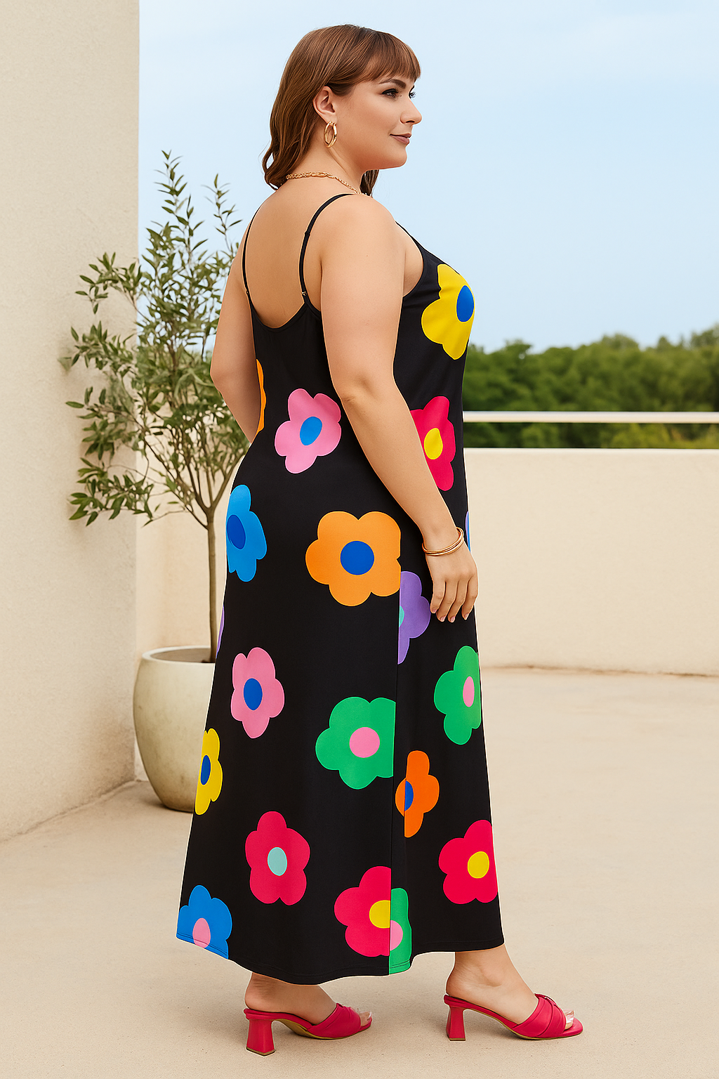 Krásne dlhé šaty PLUS SIZE