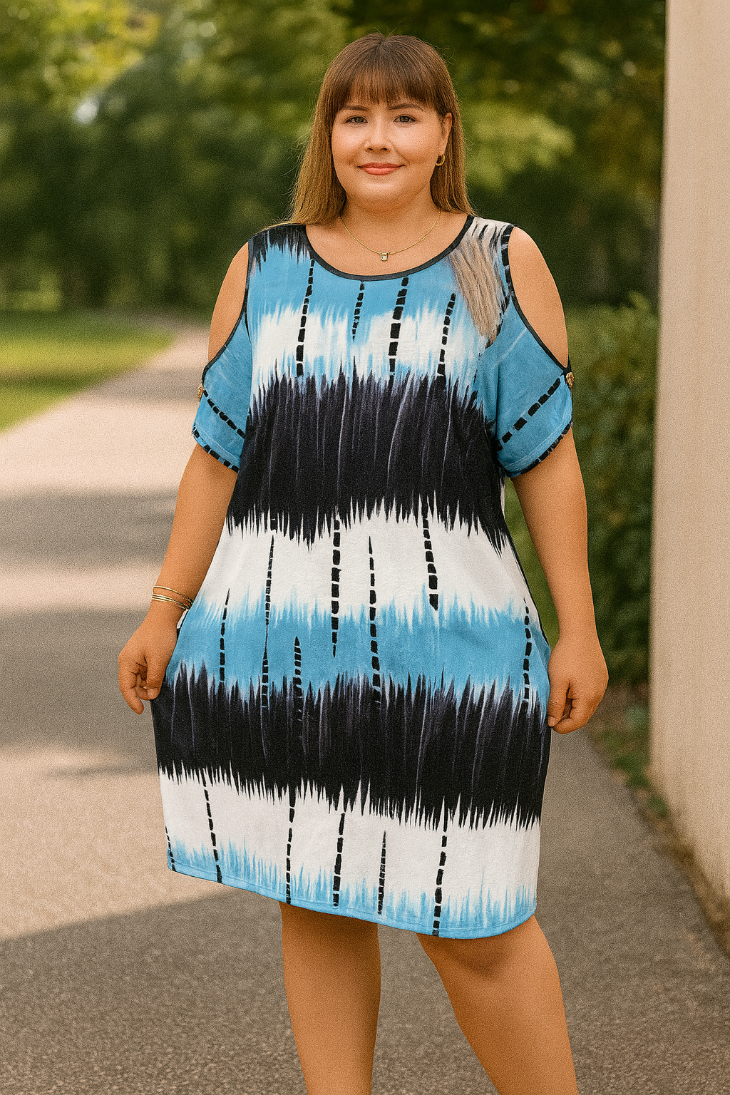 Stylové letní šaty PLUS SIZE