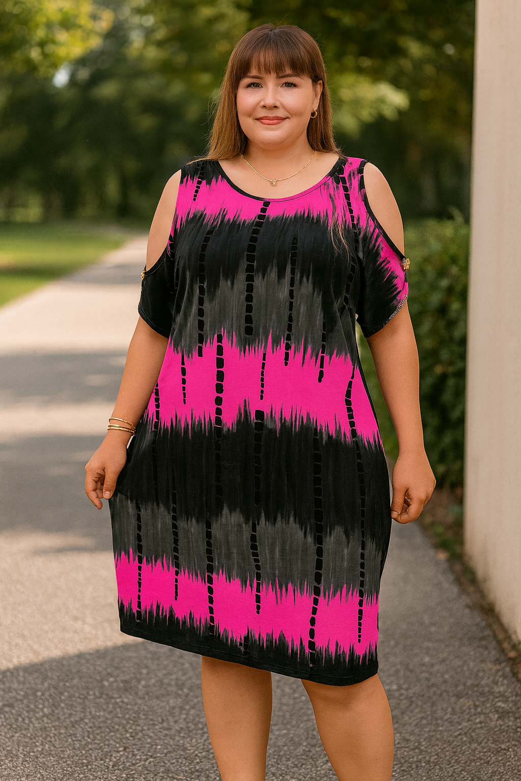 Stylové letní šaty PLUS SIZE