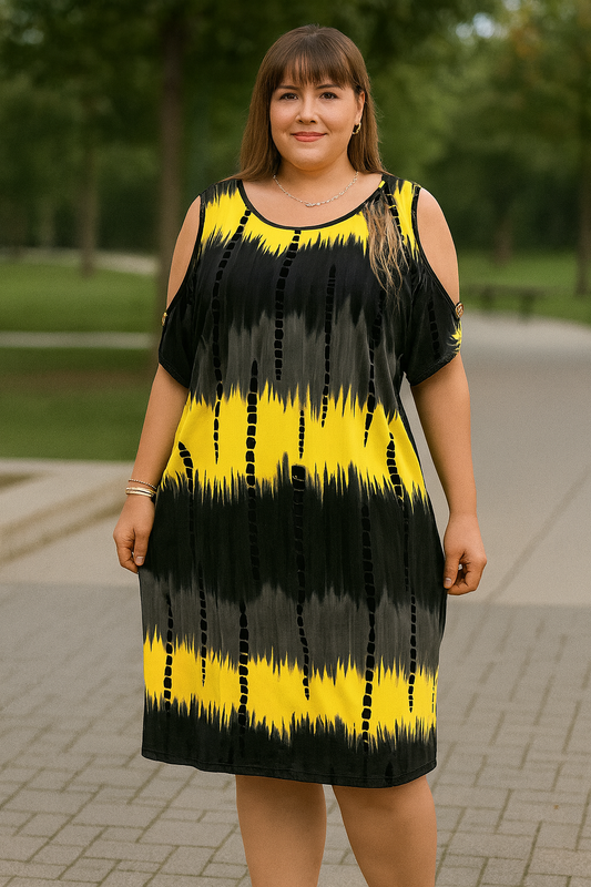 Stylové letní šaty PLUS SIZE