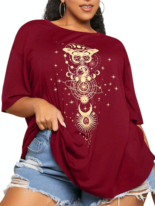 🏷️ Stylové nadrozměrné tričko 5XL