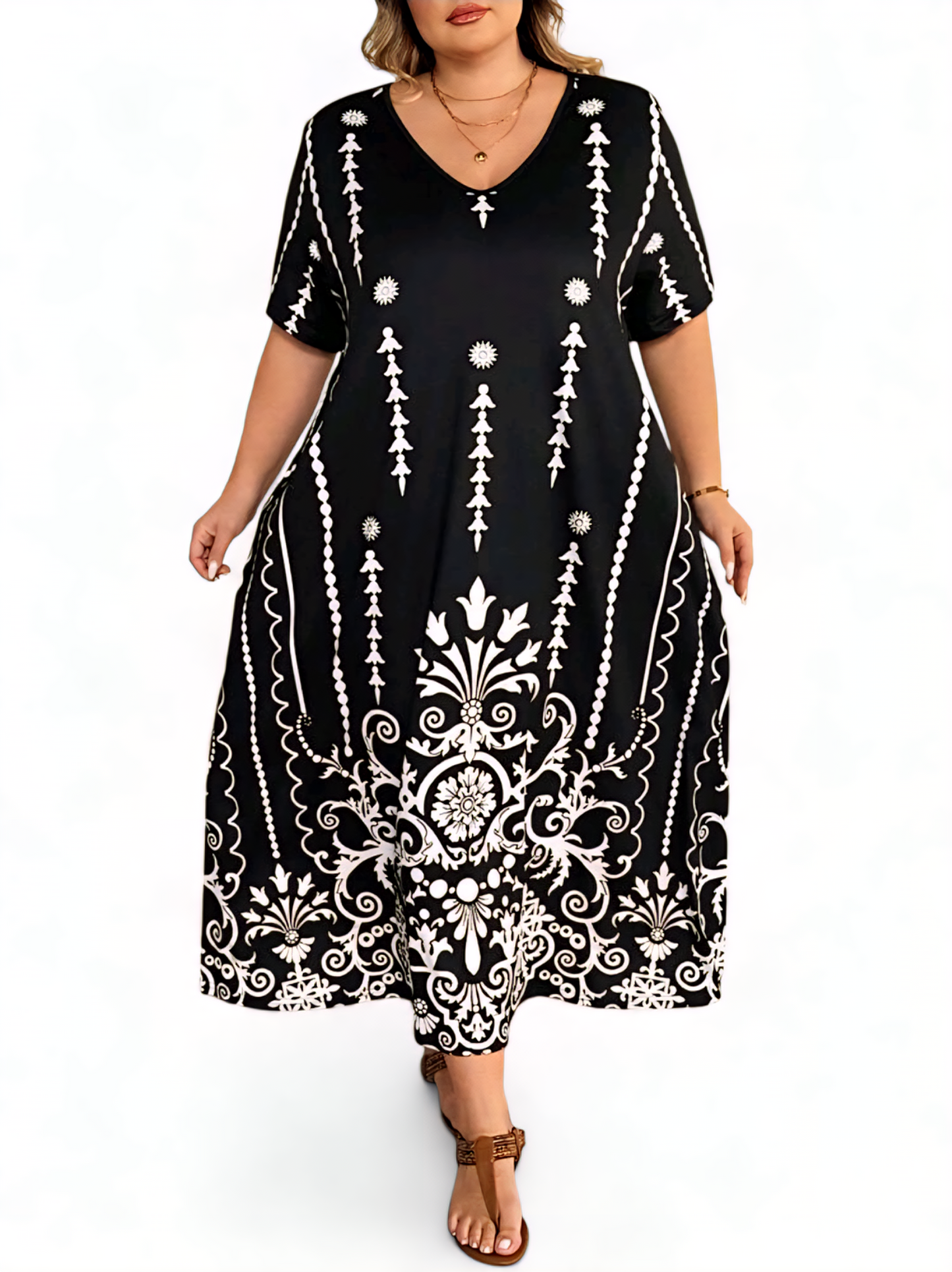 📦 Nadrozměrné společenské šaty 6XL, 7XL