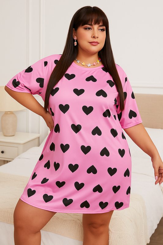 Noční košilka Plus Size Fashion